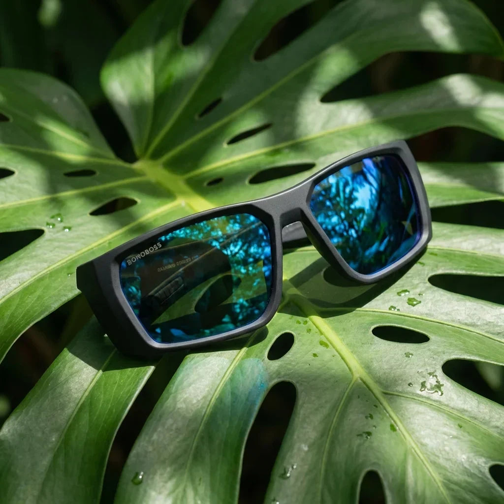 Salmon Seeker sport sunglasses with polarized lenses, TR90 frame, Sky color · photo 19 of 30