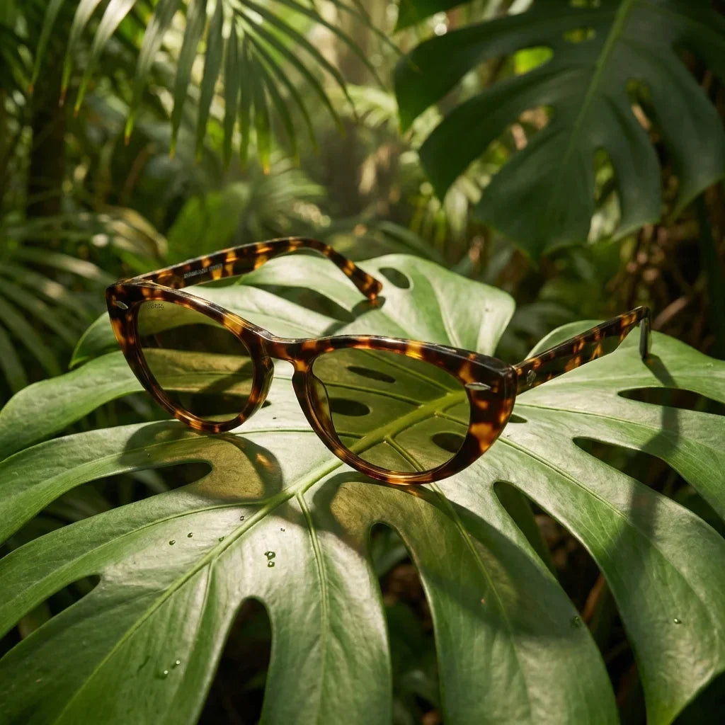 Havana cat eye sunglasses with polarized lenses, bio-acetate frame · ReFramed, photo 26 of 30