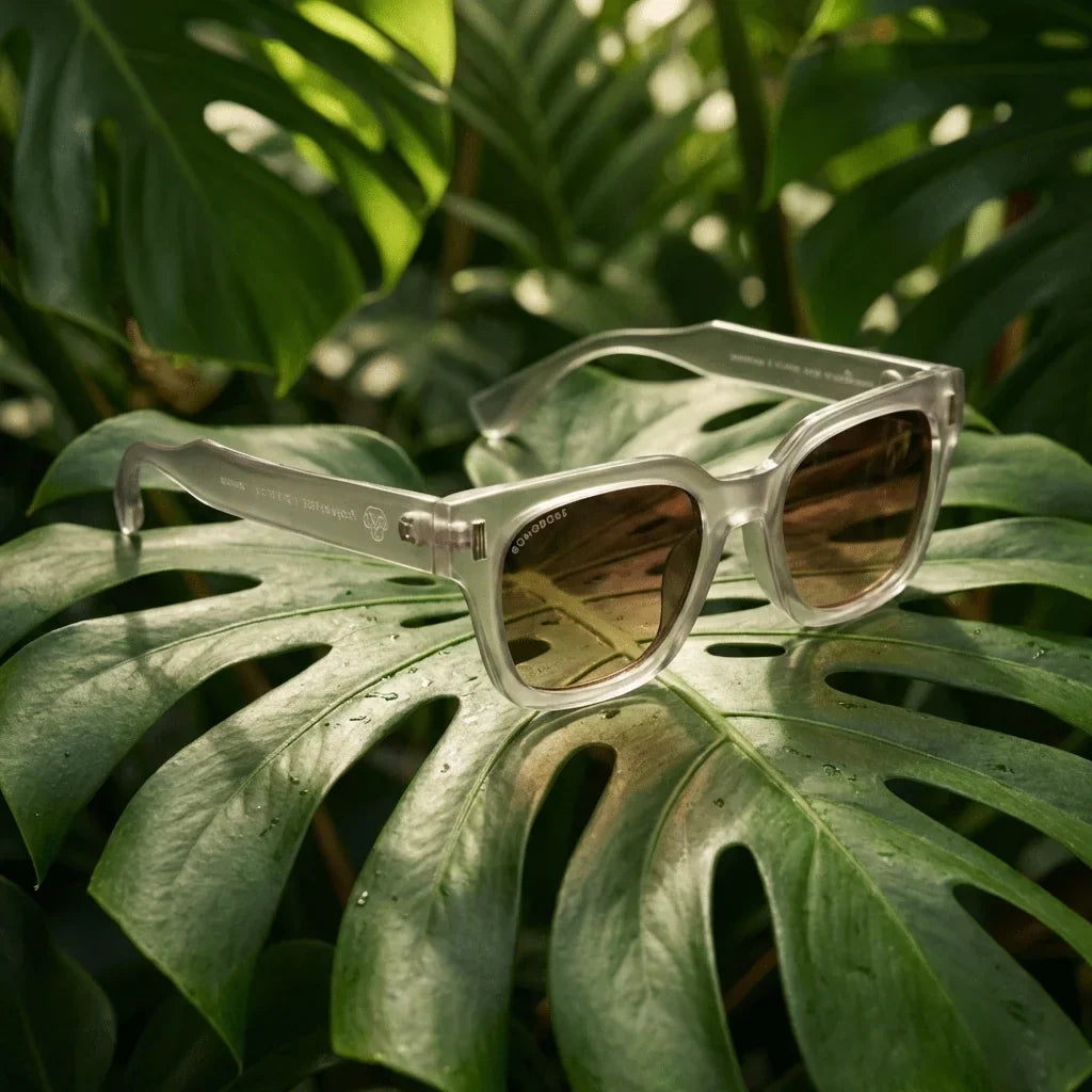 Osorno RPET Rectangular Polarized Sunglasses in Recycled Plastic