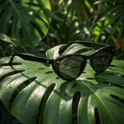 Havana cat eye sunglasses with polarized lenses, bio-acetate frame · ReFramed, photo 18 of 30