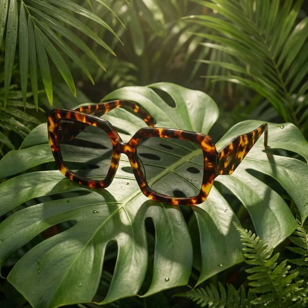 Alaska rectangular polarized sunglasses, bio-acetate frame · ReFramed, photo 30 of 30