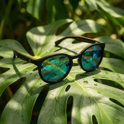 Meli Dark Round Polarized Sunglasses