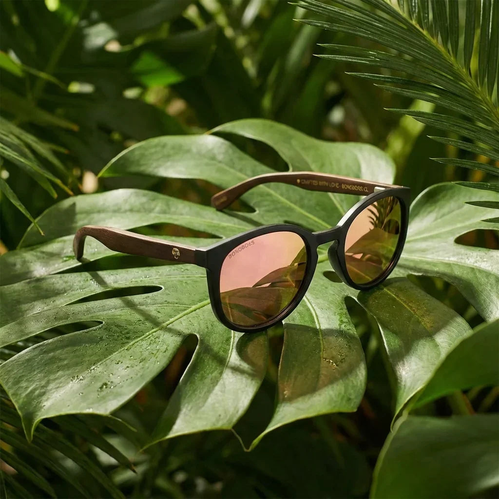 Meli Dark Round Polarized Sunglasses