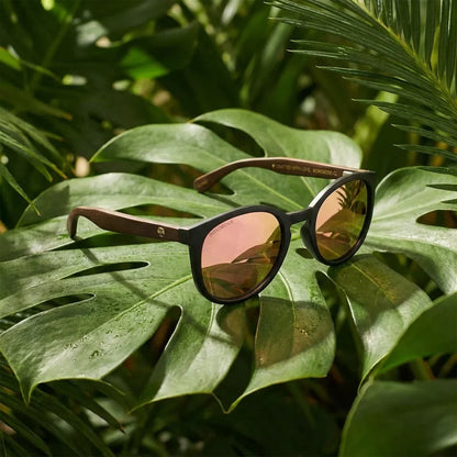 Meli Dark Round Polarized Sunglasses