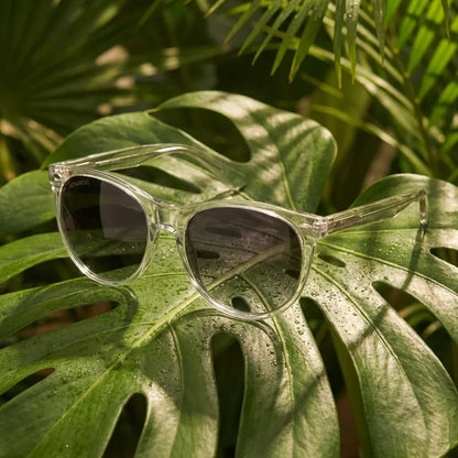 Hanga Roa Cat Eye Polarized Sunglasses in Bio-Acetate and Natural Wood