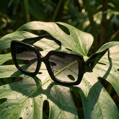 Alaska rectangular polarized sunglasses, bio-acetate frame · ReFramed, photo 23 of 30