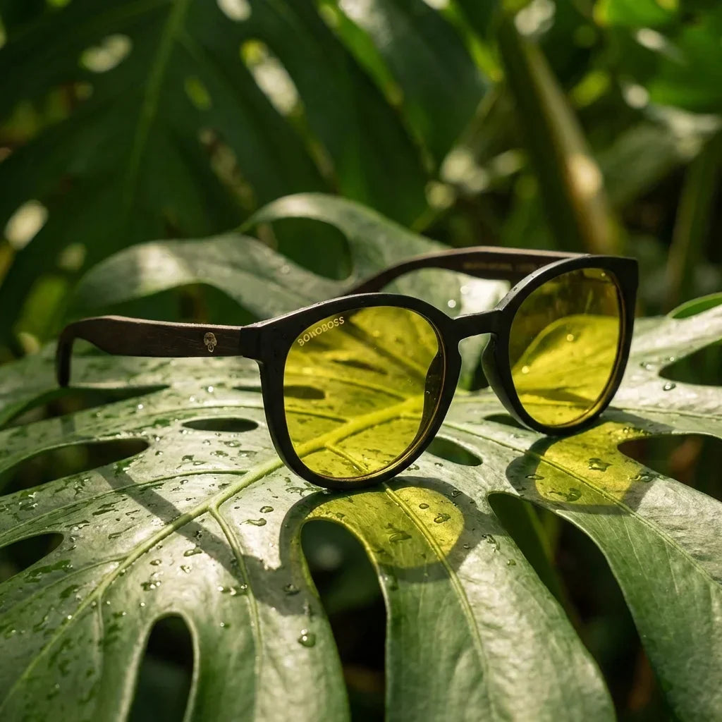 Meli Dark Round Polarized Sunglasses