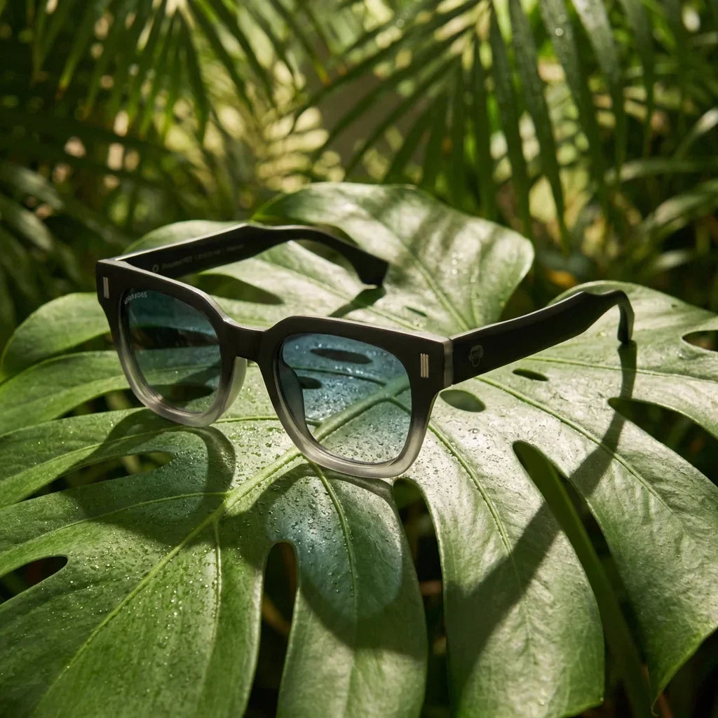 Osorno RPET rectangular polarized sunglasses in recycled plastic · ReFramed, photo 27 of 30
