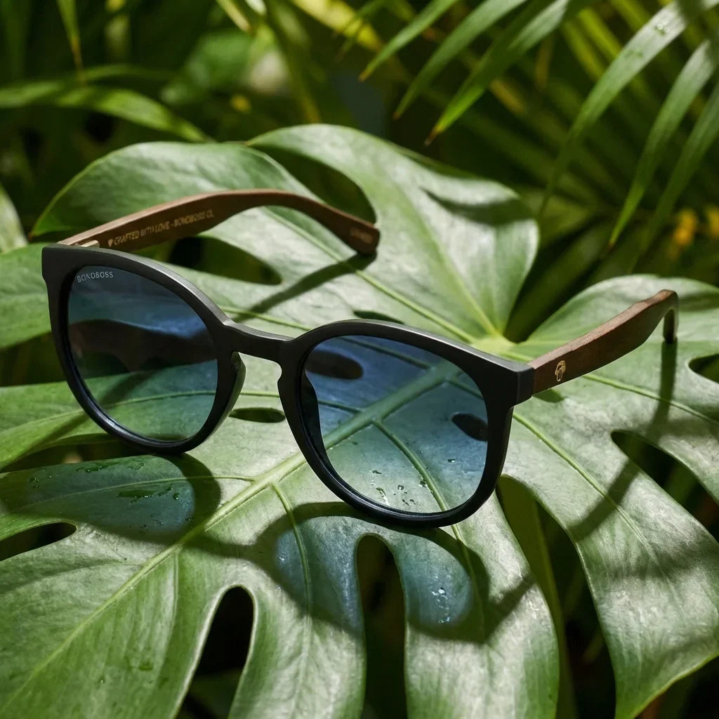 Meli Dark Round Polarized Sunglasses