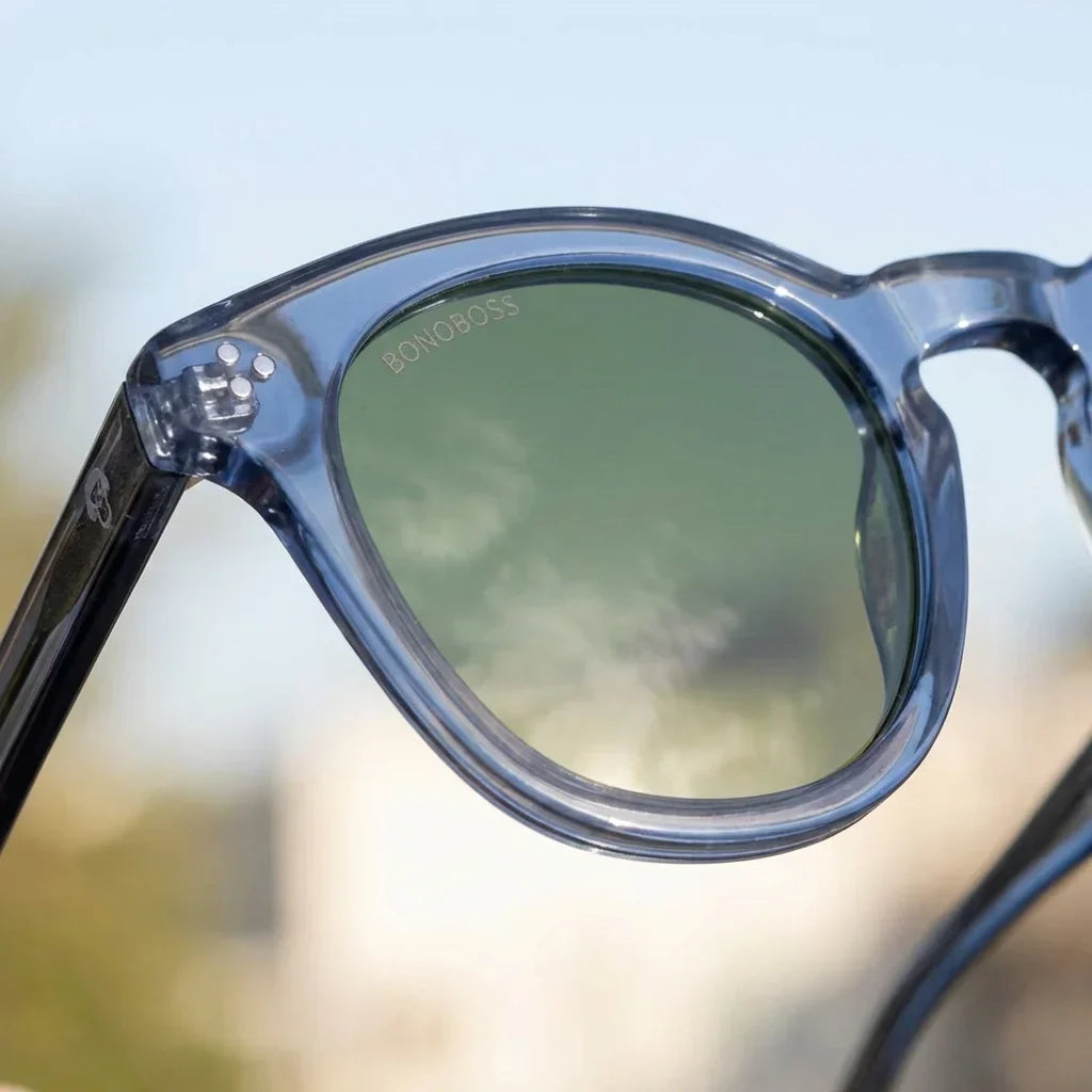 Lenga Oval Polarized Sunglasses in Bio-Acetate