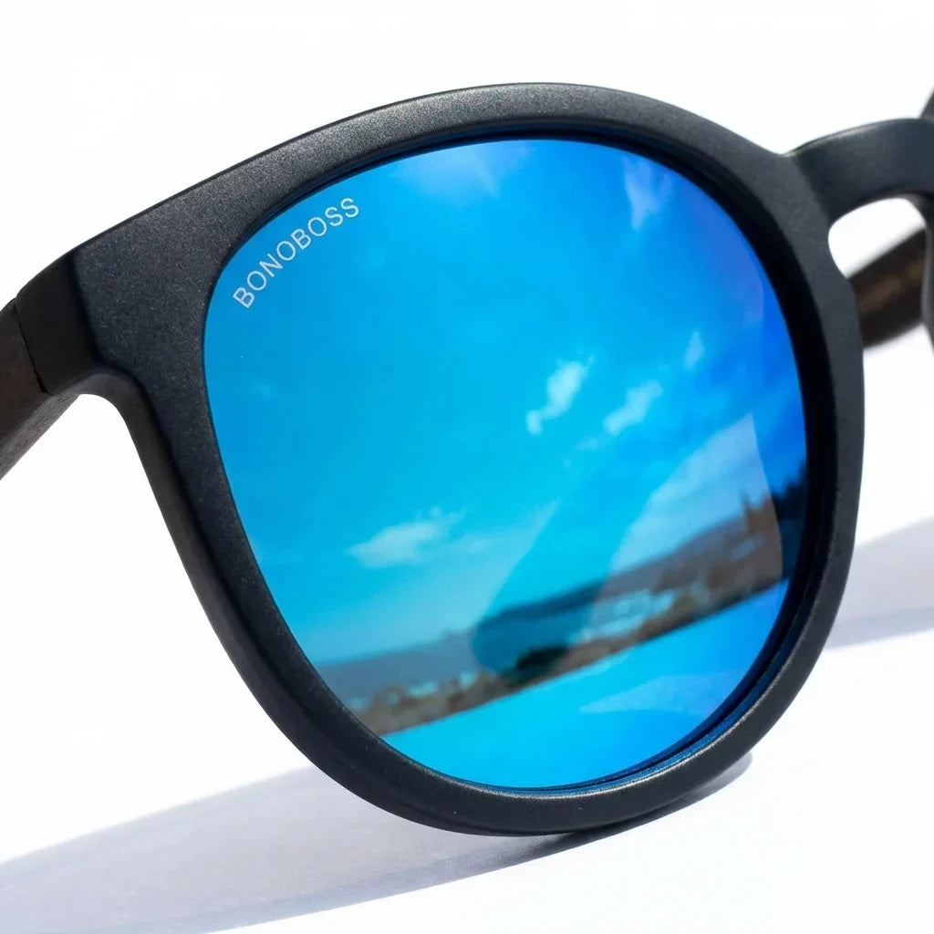 Meli Dark Round Polarized Sunglasses