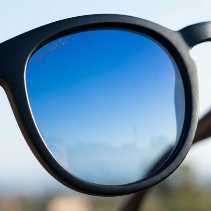 Meli Dark Round Polarized Sunglasses