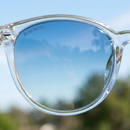 Henua cat eye sunglasses with polarized lenses, bio-acetate frame · ReFramed, photo 9 of 30