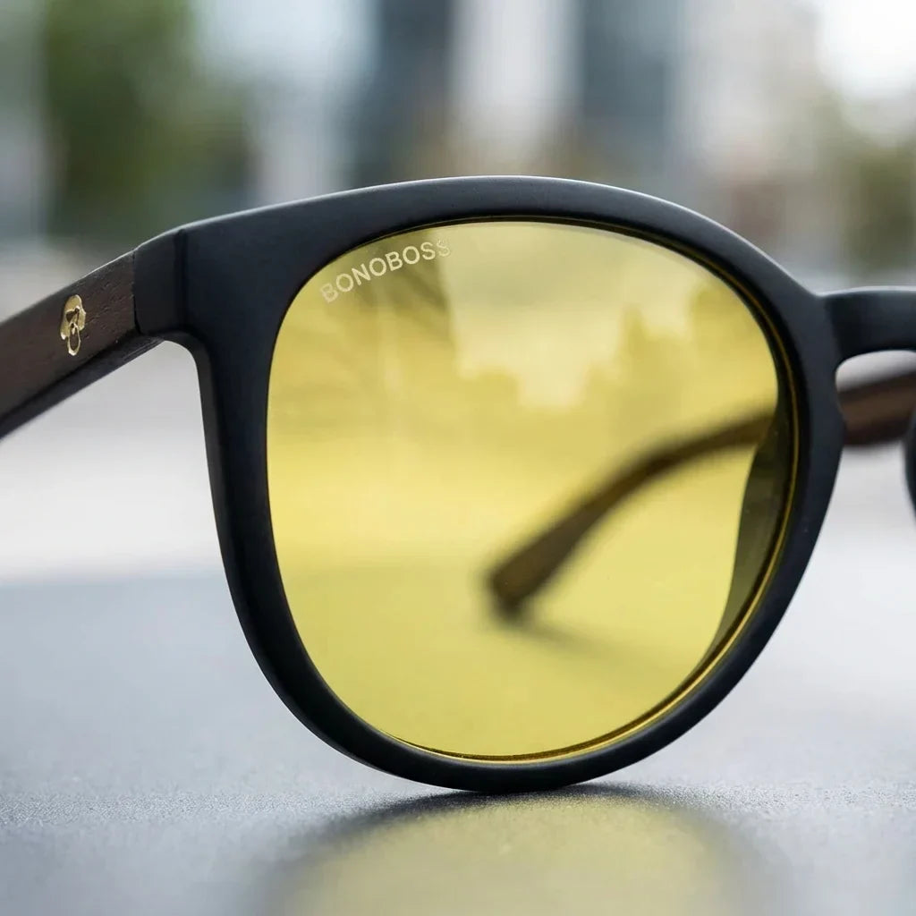 Meli Dark Round Polarized Sunglasses