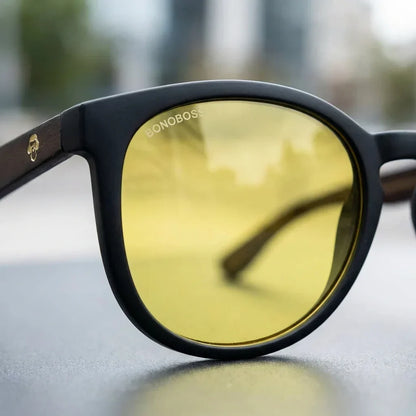 Meli Dark Round Polarized Sunglasses