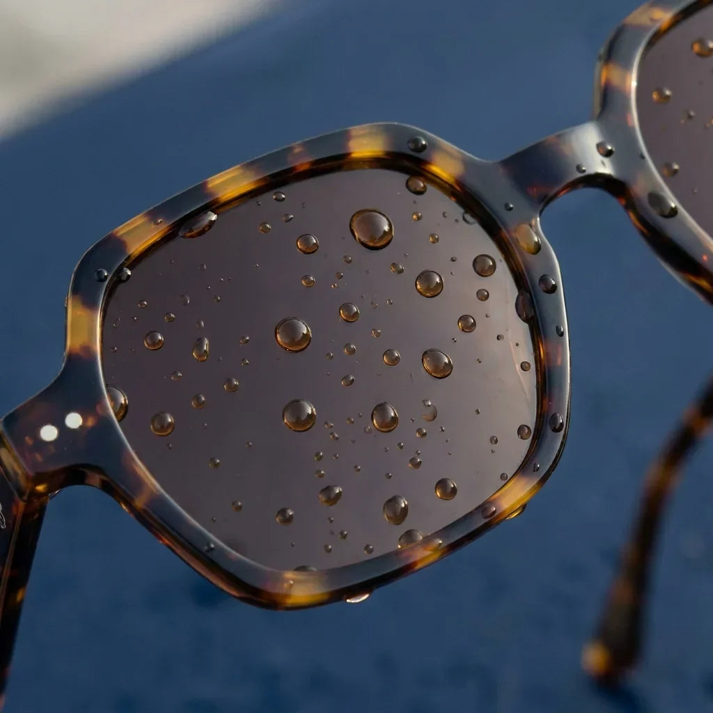 Canarias Geometric Polarized Sunglasses in Bio-Acetate