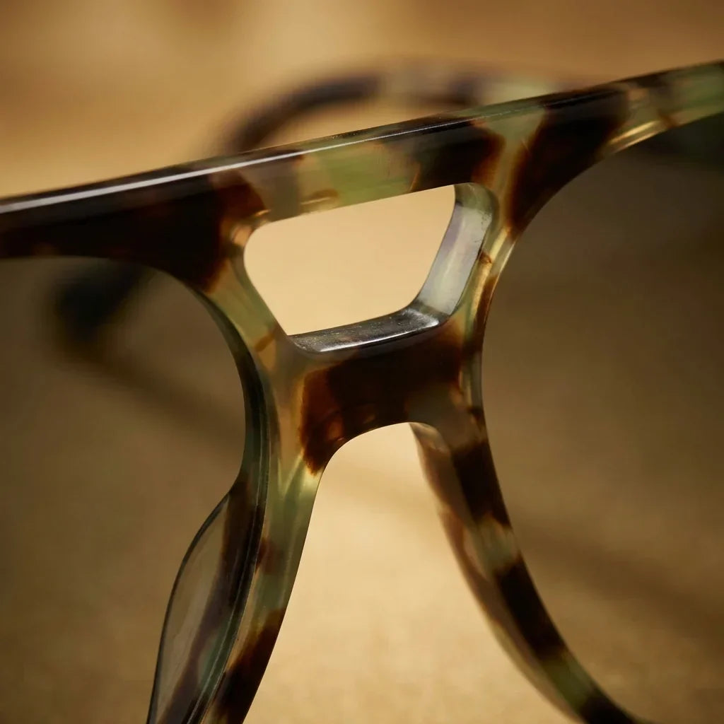 Orson E.D aviator polarized sunglasses, bio-acetate frame · ReFramed, photo 22 of 30