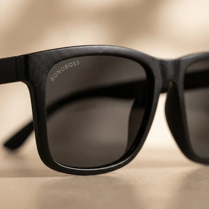Rapanui RPET Rectangular Polarized Sunglasses in Recycled Plastic