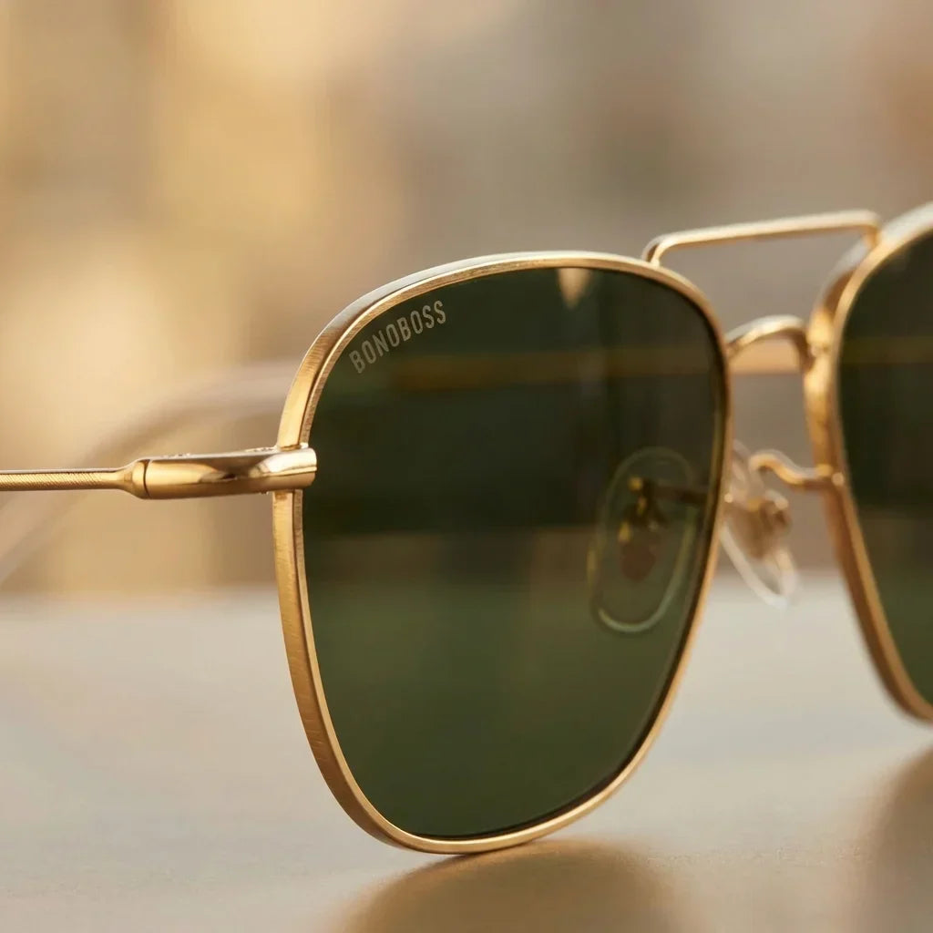 Commander Reverse aviator sunglasses, stainless steel and bio-acetate · ReFramed, photo 22 of 27