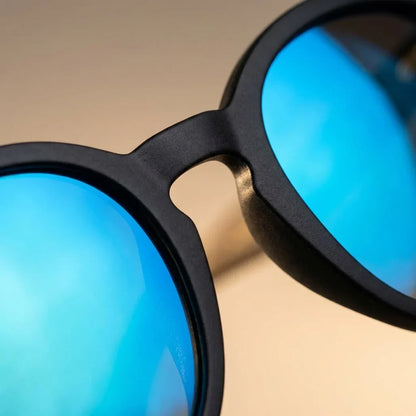 Meli Dark Round Polarized Sunglasses