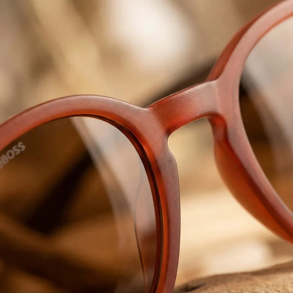 Meli Wine Round Polarized Sunglasses