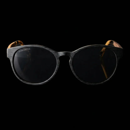 Chiloé 110 Wood Round Polarized Sunglasses