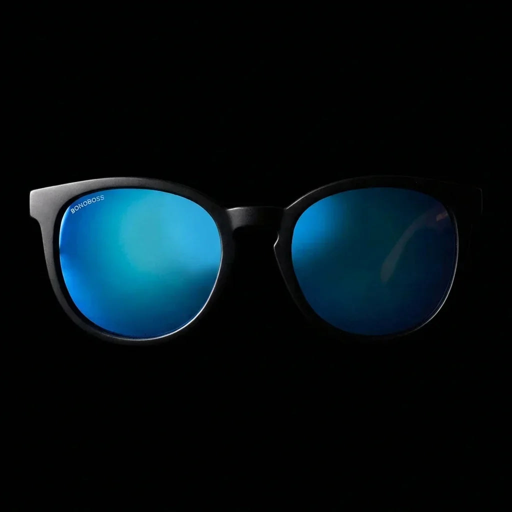 Meli Dark Round Polarized Sunglasses
