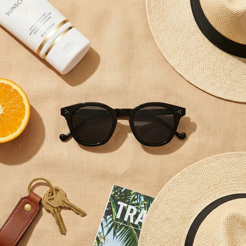 Lenga Oval Polarized Sunglasses in Bio-Acetate