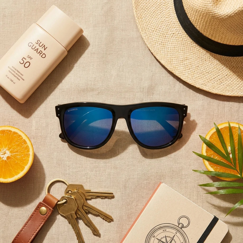 GirlFriend Reverse Wayfarer-Style Polarized Sunglasses in Bio-Acetate