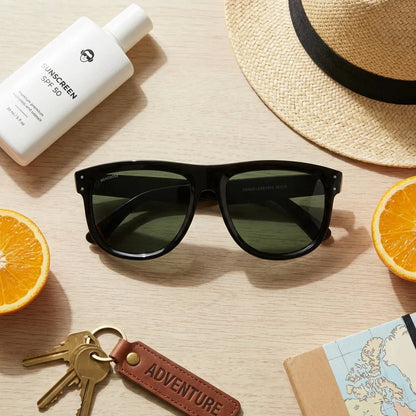 GirlFriend Reverse wayfarer-style polarized sunglasses in bio-acetate · ReFramed, photo 15 of 30