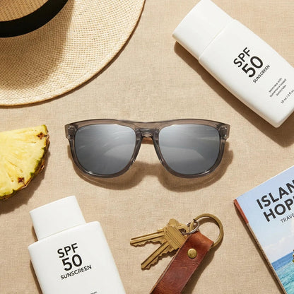 GirlFriend Reverse Wayfarer-Style Polarized Sunglasses in Bio-Acetate