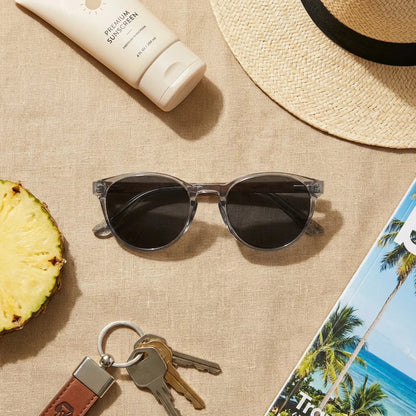 Chiloé 220 round polarized sunglasses in bio-acetate and natural wood · ReFramed, photo 30 of 30