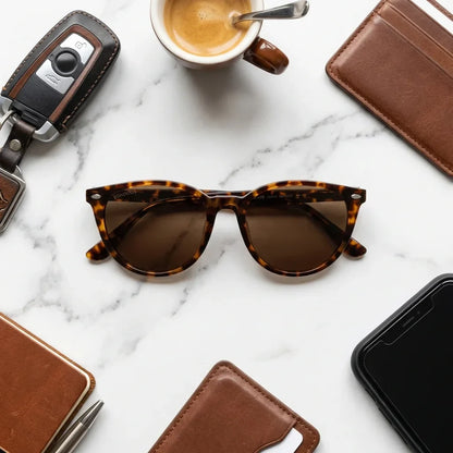 Henua Cat Eye Polarized Sunglasses in Bio-Acetate