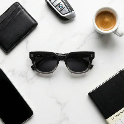 Osorno RPET Rectangular Polarized Sunglasses in Recycled Plastic