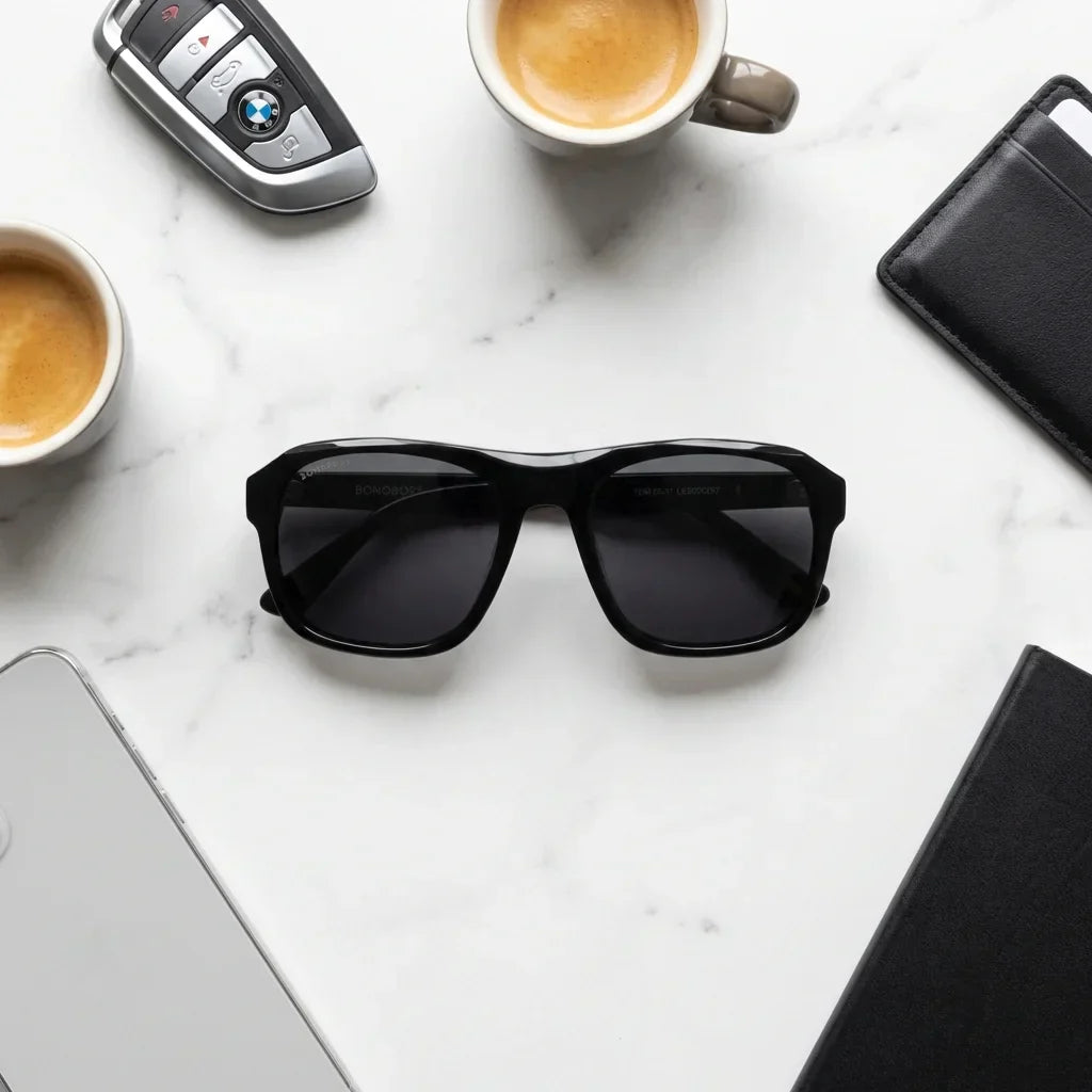 Tom Oval Polarized Sunglasses in Bio-Acetate
