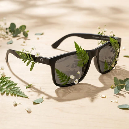 Rapanui RPET Rectangular Polarized Sunglasses in Recycled Plastic