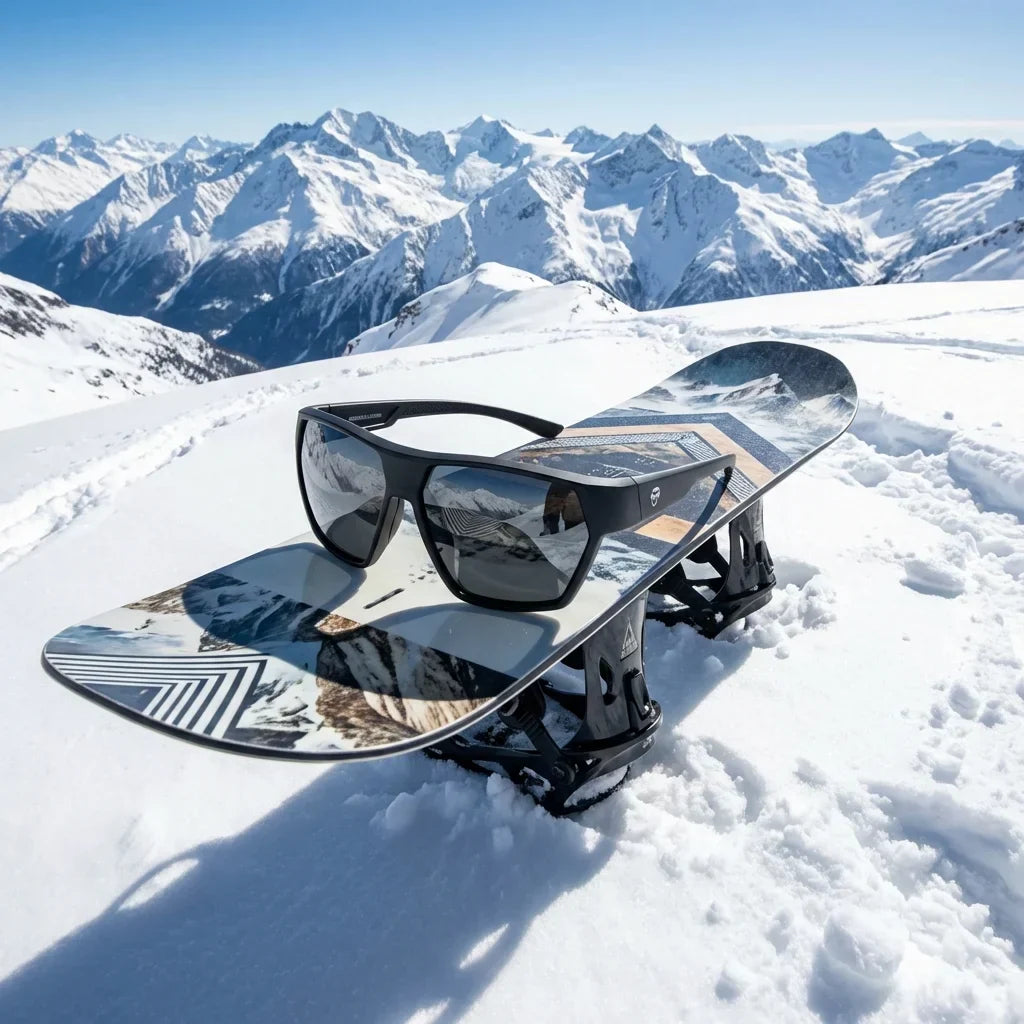 Andes geometric sunglasses with polarized lenses, TR90 frame · ReFramed, photo 14 of 30