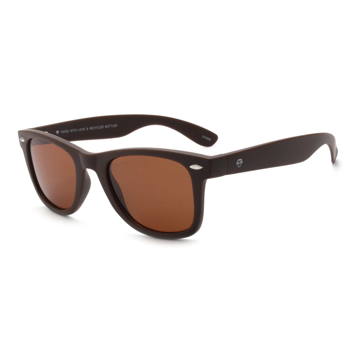 Acacia RPET wayfarer-style polarized sunglasses in recycled PET · ReFramed, photo 2 of 30