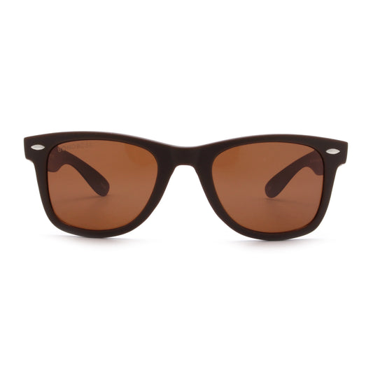 Acacia RPET wayfarer-style polarized sunglasses in recycled PET · ReFramed, photo 1 of 30