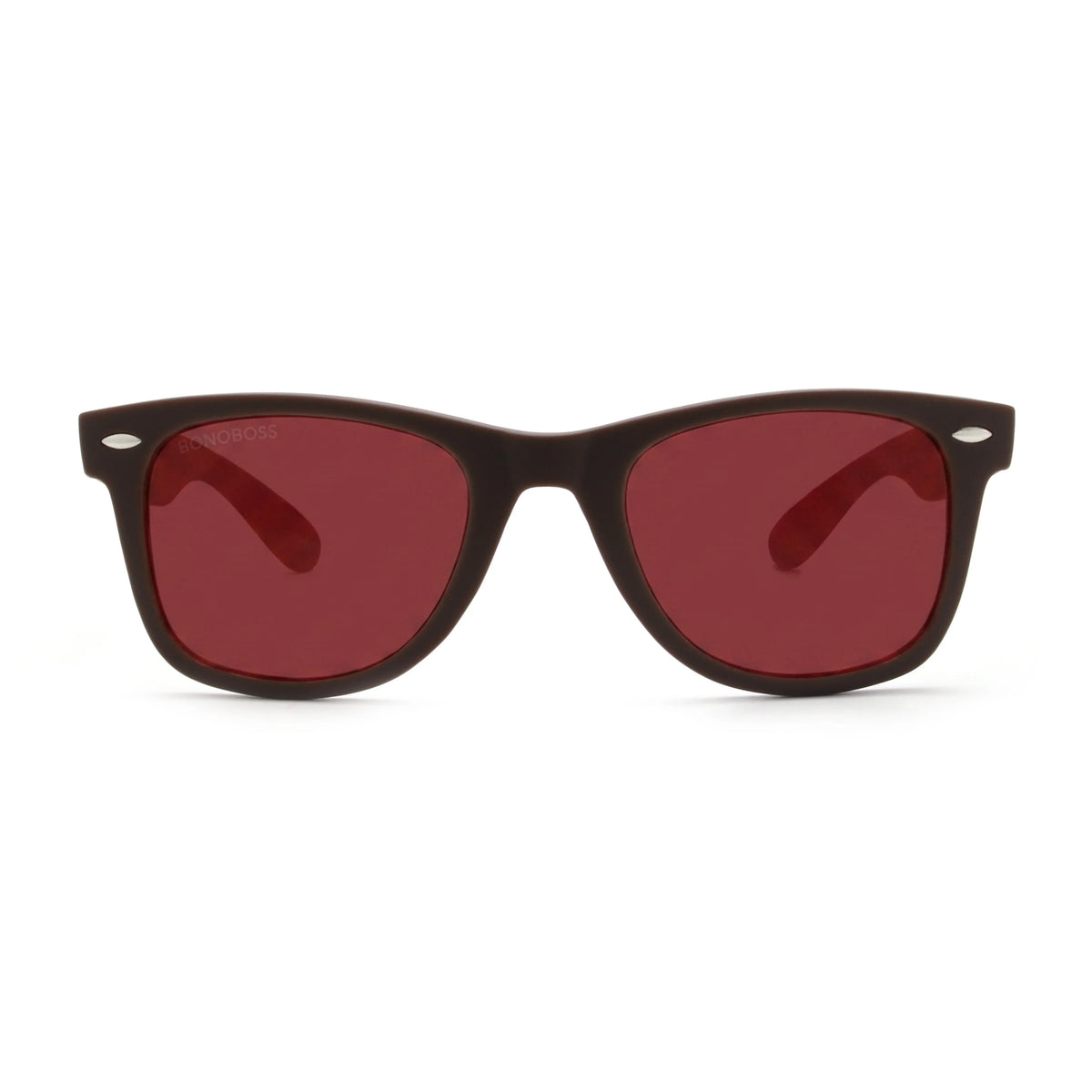 Acacia RPET Brown Wayfarer-Style Polarized Sunglasses