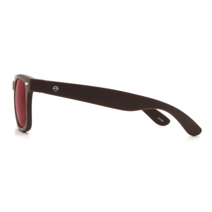 Acacia RPET Brown Wayfarer-Style Polarized Sunglasses