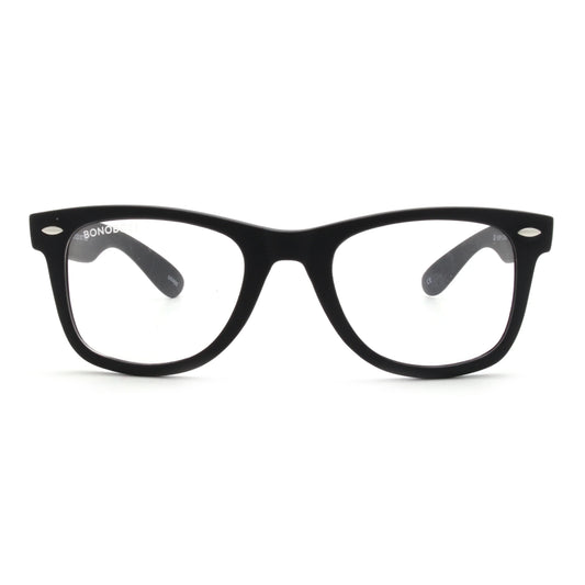 Acacia RPET wayfarer-style eyeglass frames in recycled PET, unisex · ReFramed, photo 1 of 12