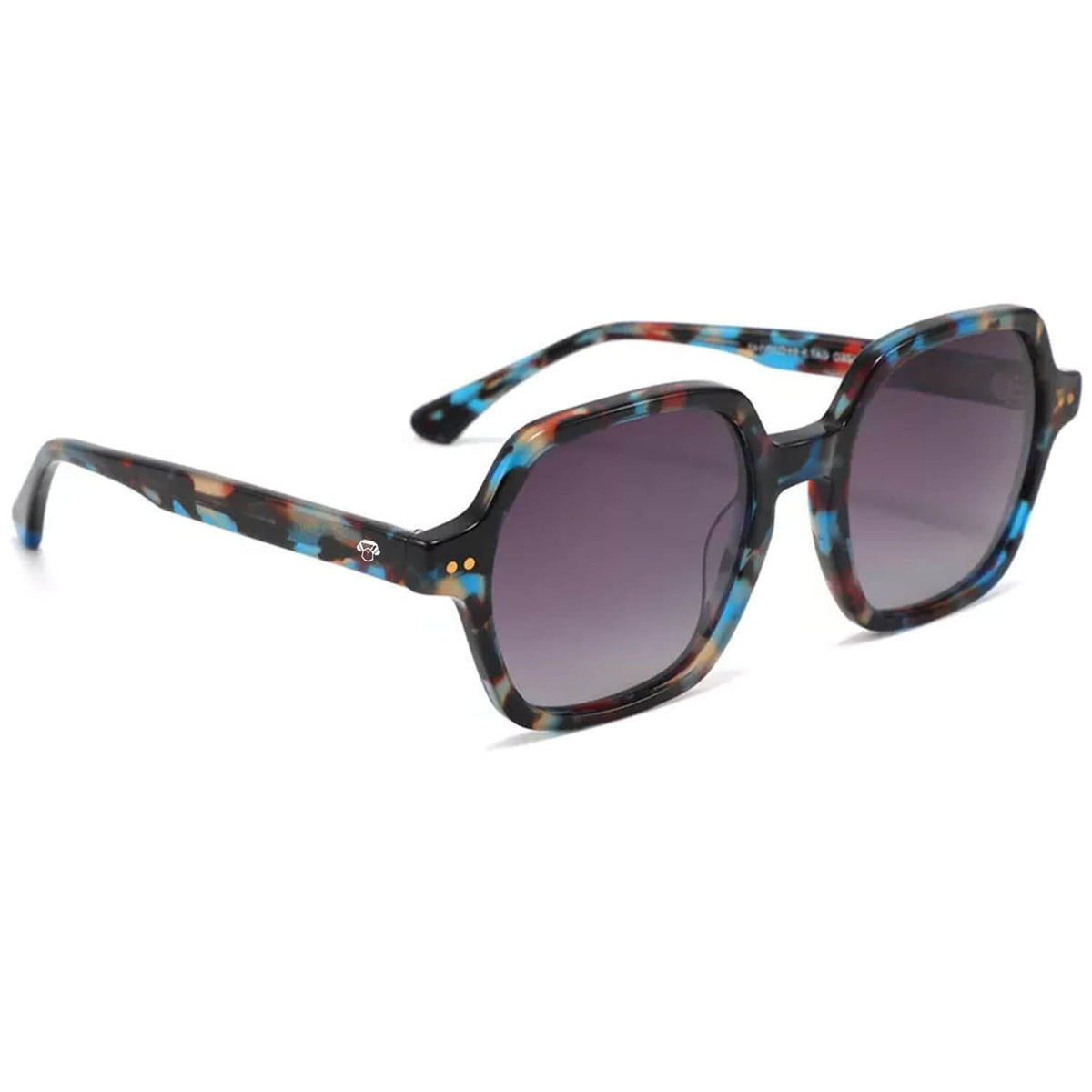 Canarias geometric polarized sunglasses, bio-acetate frame · ReFramed, photo 8 of 30
