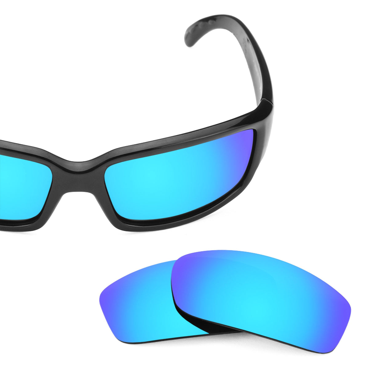Costa Caballito replacement lenses — Ice Blue MirrorShield® polarized sunglass lens, 100% UV | ReFramed