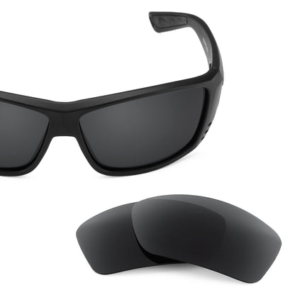 Costa Cat Cay replacement lenses — Stealth Black polarized sunglass lens, 100% UV | ReFramed