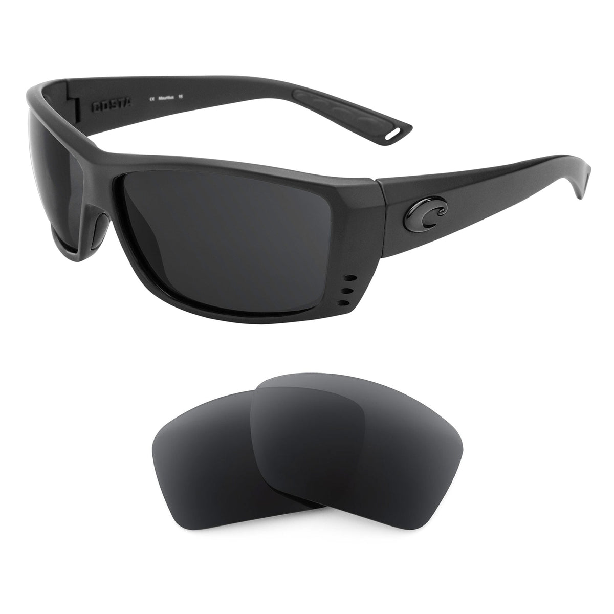 Costa Cat Cay replacement lenses — precision-cut polarized sunglass lenses, 100% UV | ReFramed