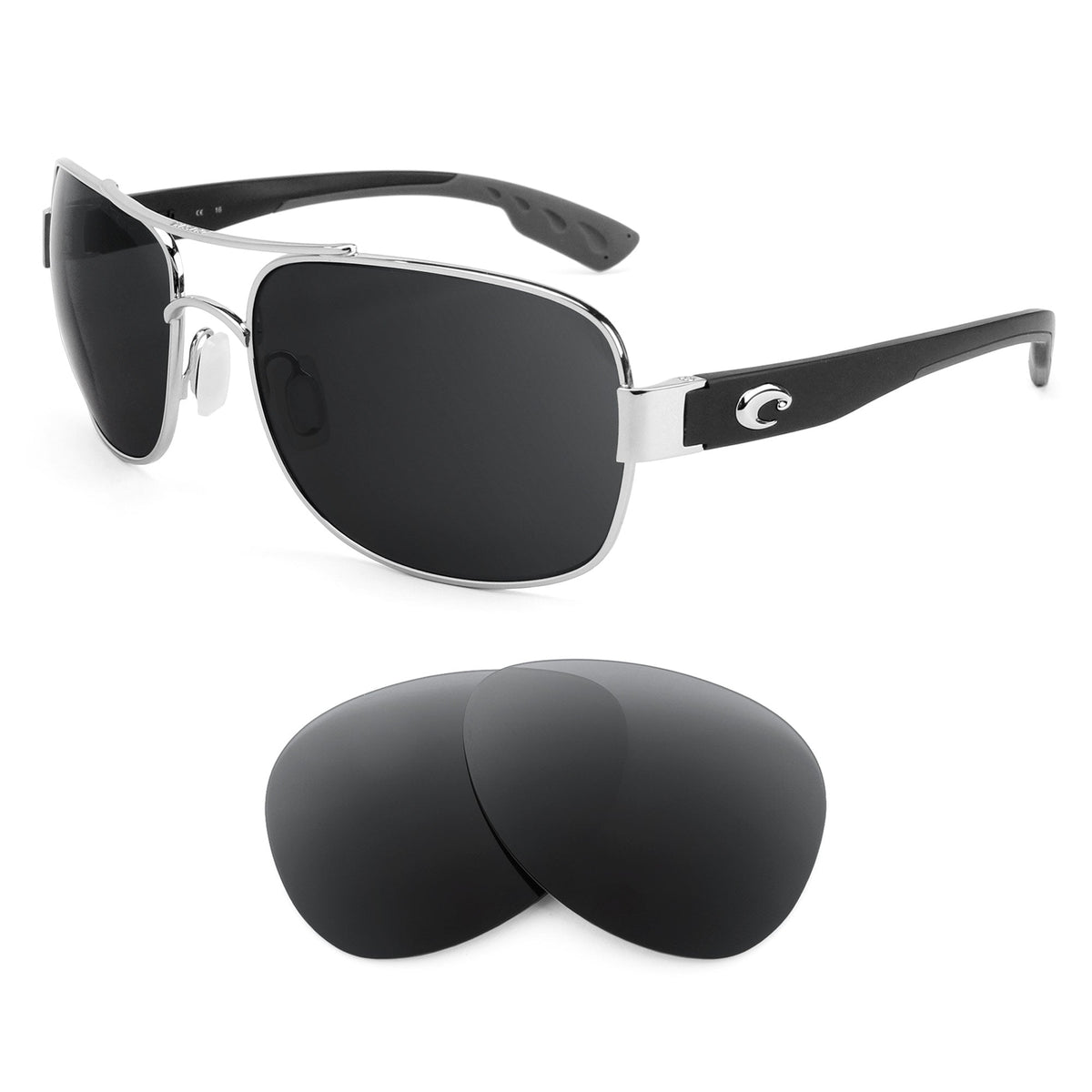 Costa Cocos replacement lenses — precision-cut polarized sunglass lenses, 100% UV | ReFramed