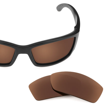 Costa Corbina replacement lenses — Dark Brown polarized sunglass lens, 100% UV | ReFramed