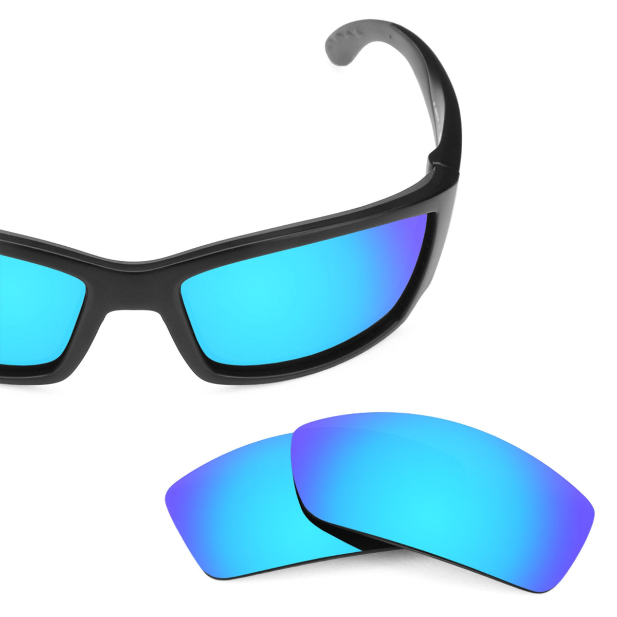 Costa Corbina replacement lenses — Ice Blue MirrorShield® polarized sunglass lens, 100% UV | ReFramed