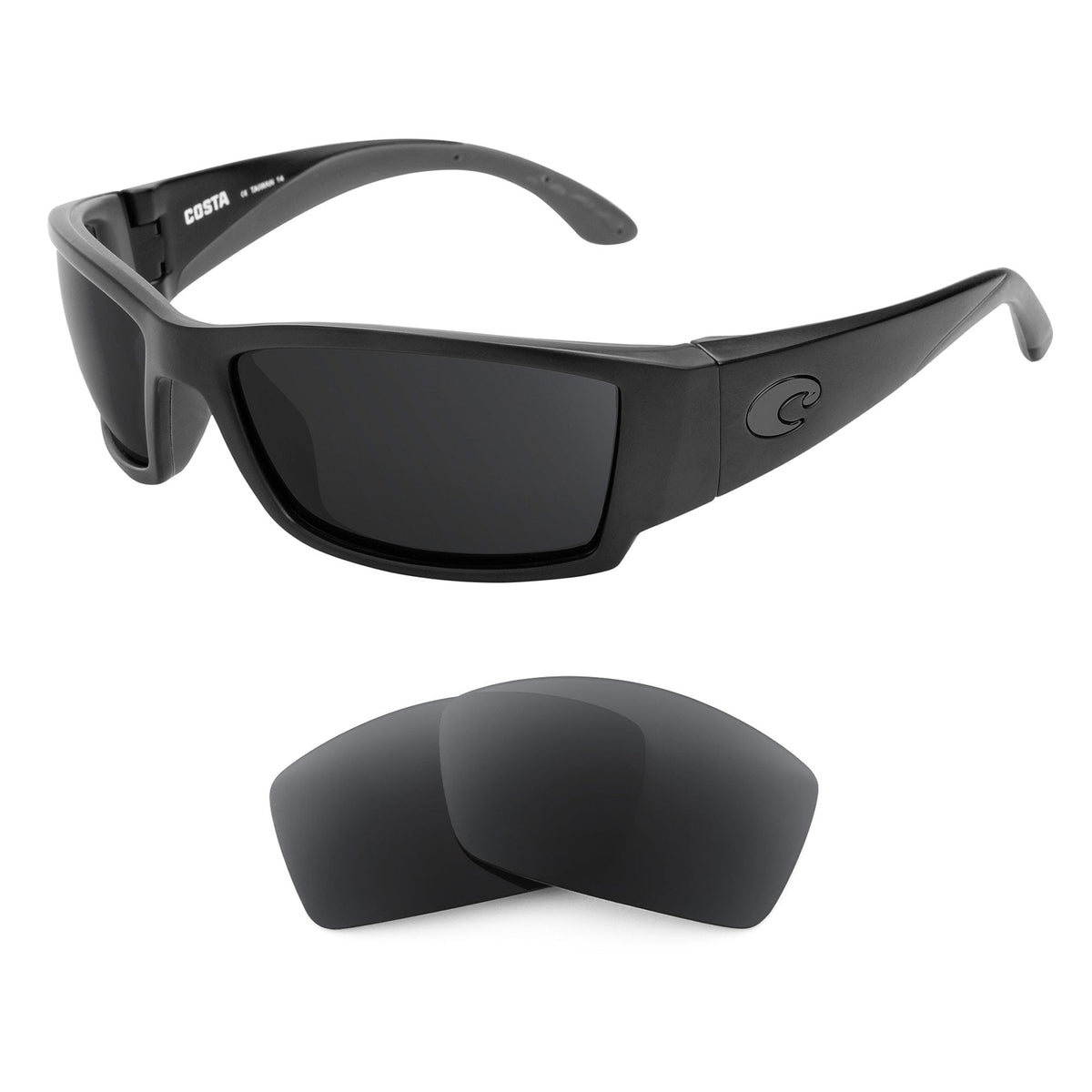 Costa Corbina replacement lenses — precision-cut polarized sunglass lenses, 100% UV | ReFramed